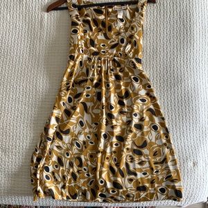 Babydoll mod multi colored dress